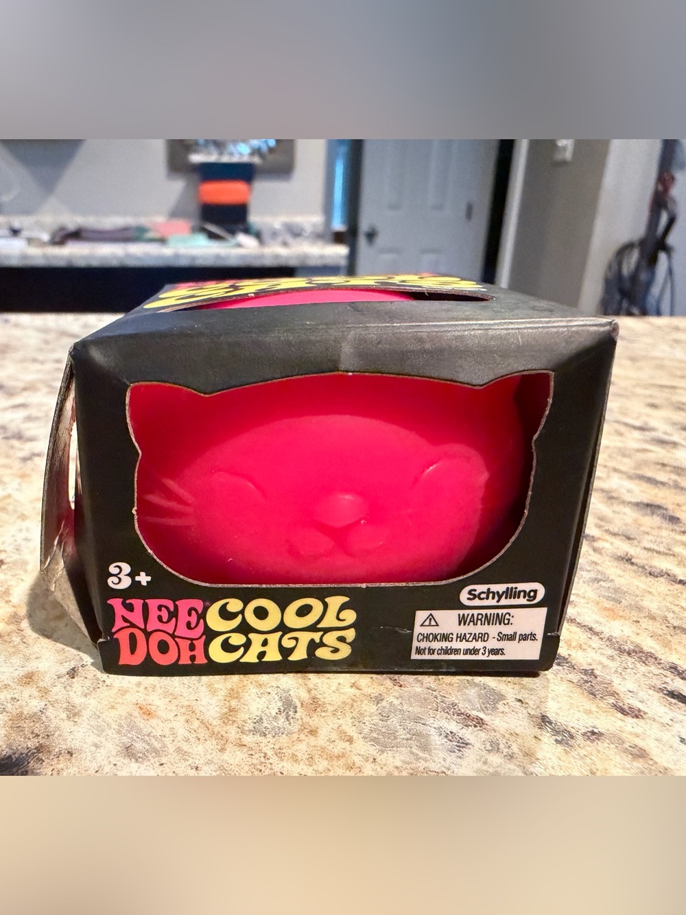 NeeDoh Cool Cats Pink Stress Toy